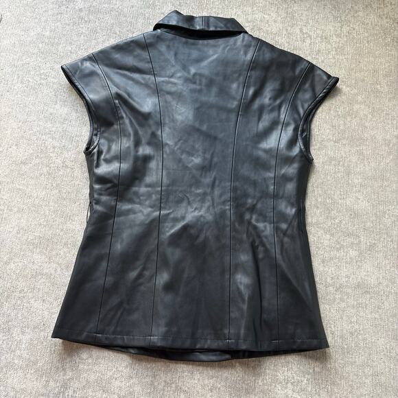 Jason Wu Leather Vest Top - Picture 6 of 7